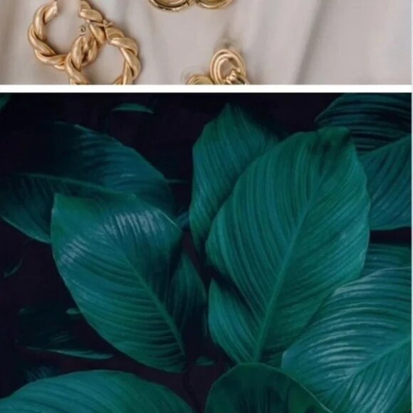 ZARA IRREGULAR HOOP EARRINGS LIMITED EDITION NWT ✨✨✨✨ Celeb style - Picture 6 of 7